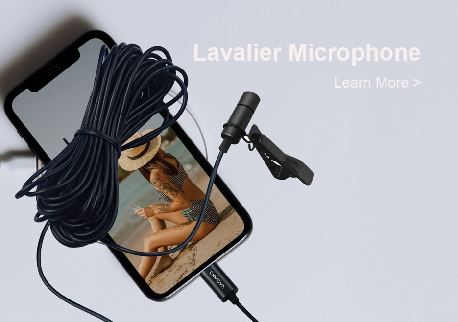 CKMOVA Omnidirectional Lavalier Microphone